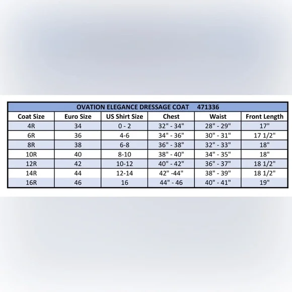 Get Ready to Show! Elegant Dressage Show Coat with Bling by Ovation, 14R - Picture 11 of 11